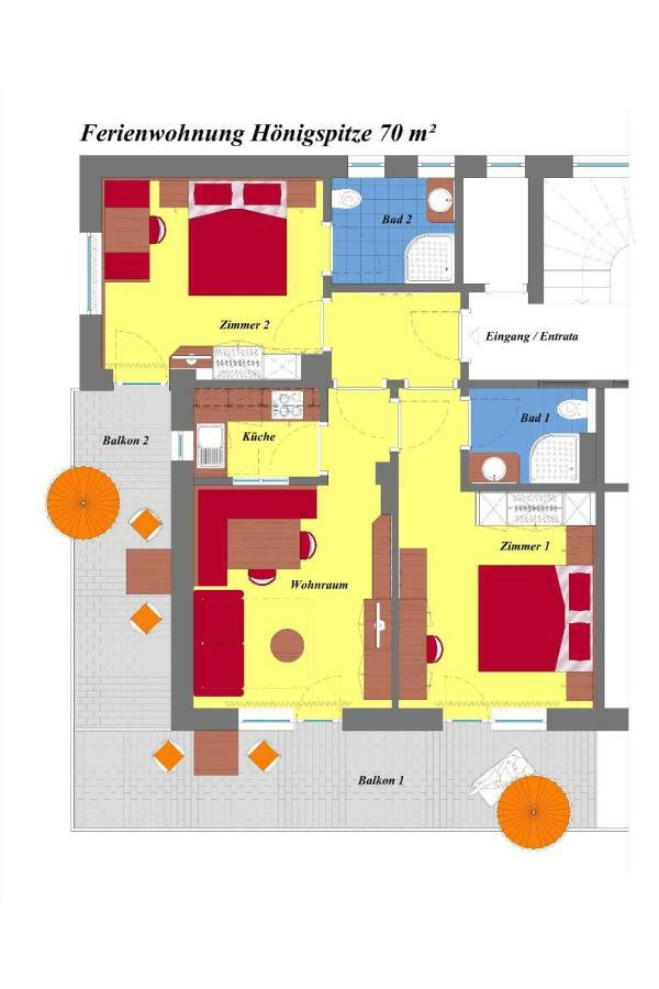 Ferienwohnungen Obermoarhof Lagundo Bagian luar foto